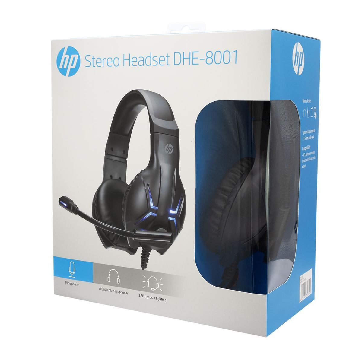 HP - Audífono on ear USB 3.5 LED DHE 8001