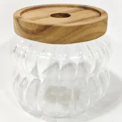 PK HOME - Frasco de vidrio con tapa chico
