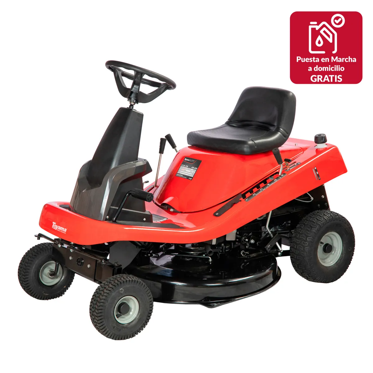 TOYAMA - Tractor Corta Pasto Mini 17 HP 452 cc 30 " TLT30-17M