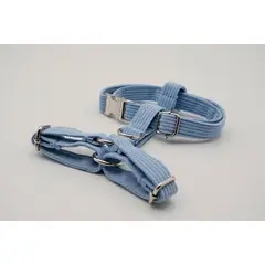 PETIZOOS - Arnés tela cotelé talla L, color azul