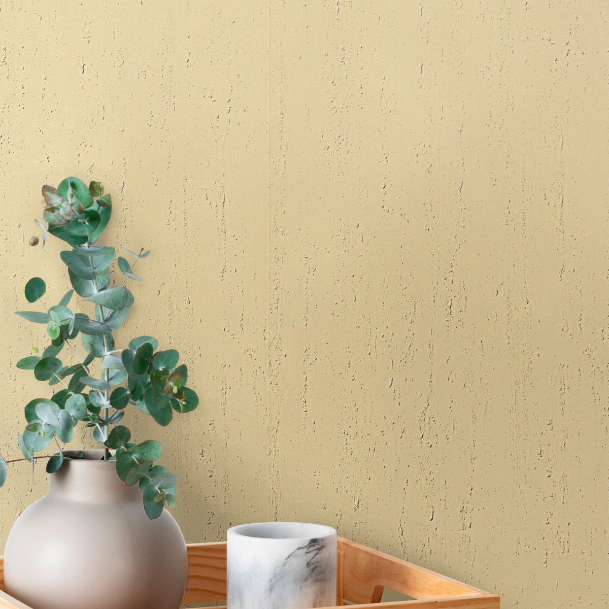 DIB - Lámina muro 120x60 cm Stoneflex Rustic Waterproof Crema caja 16 und 11,52 m2