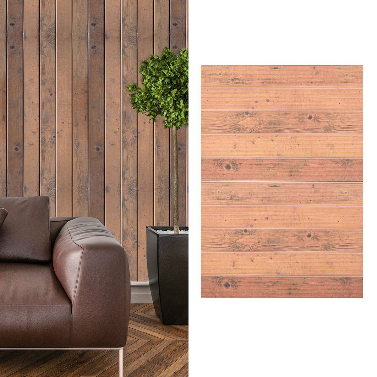 DIB - Panel Muro 3D Wonderwalls 36 100x50 cm Café 4 m2 8 unidades