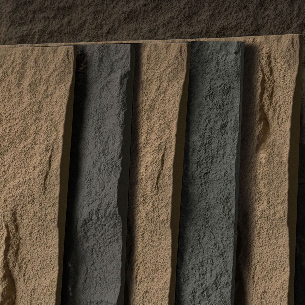 DIB - Panel Muro Rock 120x60 cm beige 7,2 m2 Caja 10 und