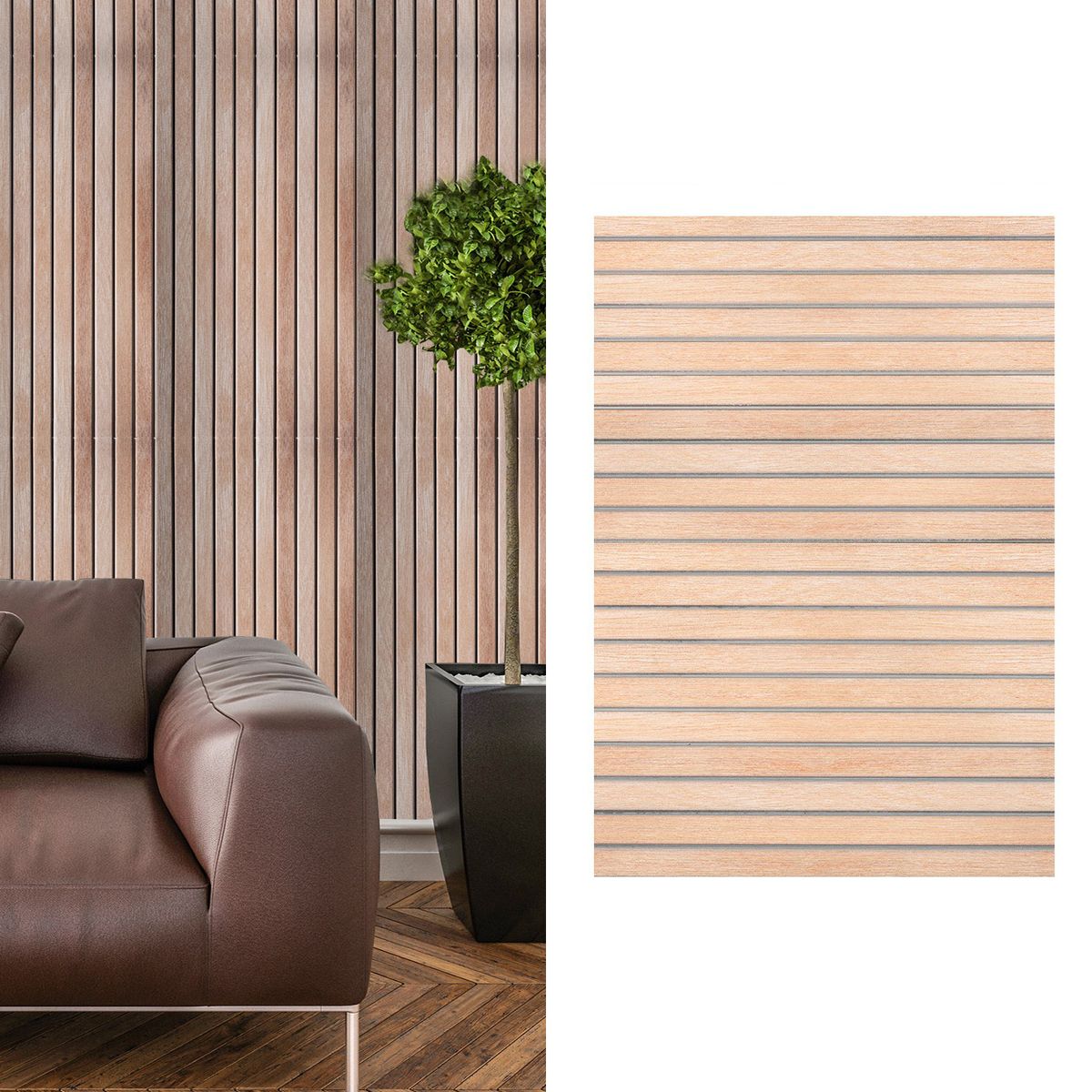 DIB - Panel Muro 3D Wonderwalls 32 100x50 cm Café 4 m2 8 unidades