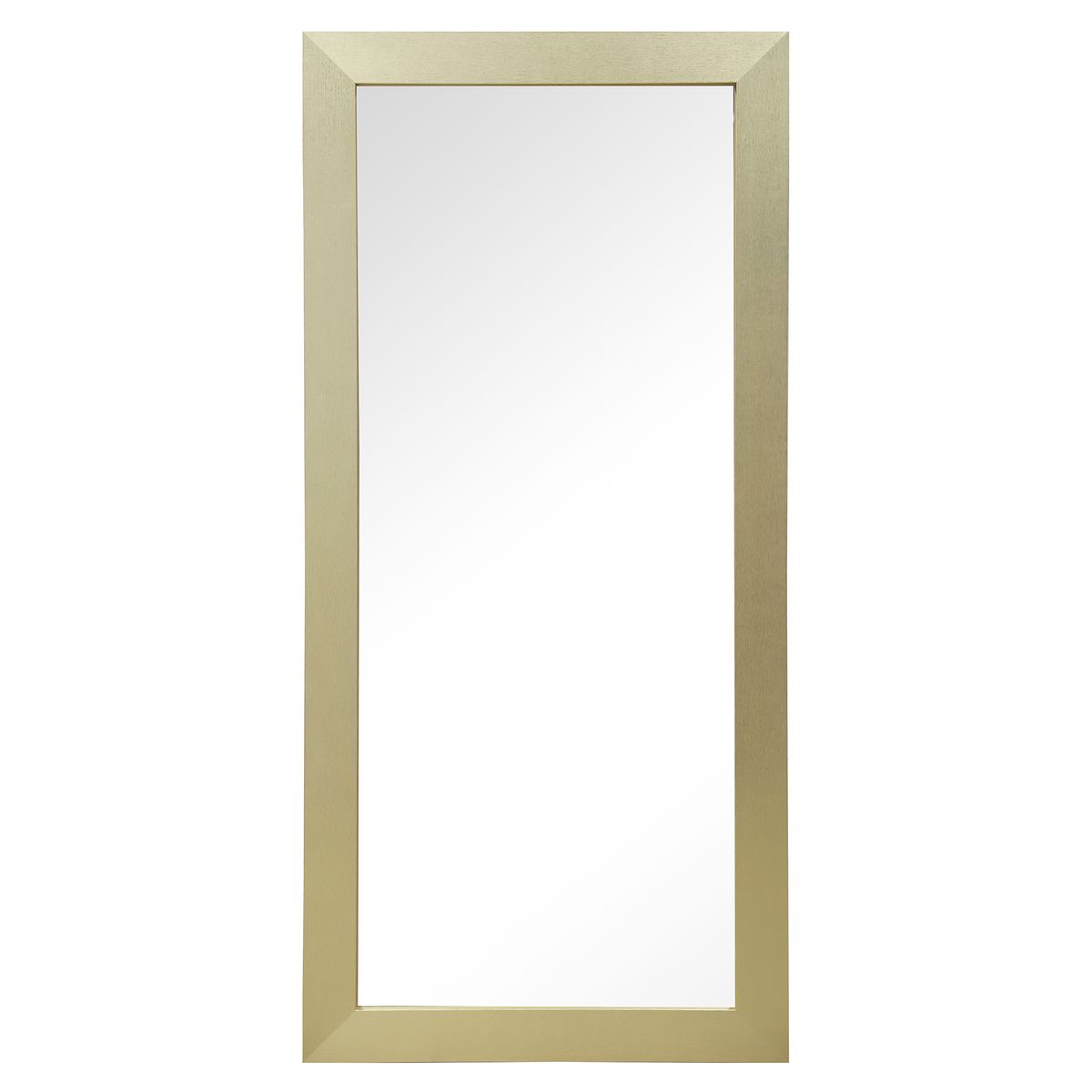 DORAL - Espejo Decorativo Forma Rectangular 55x120 cm Dorado Pared