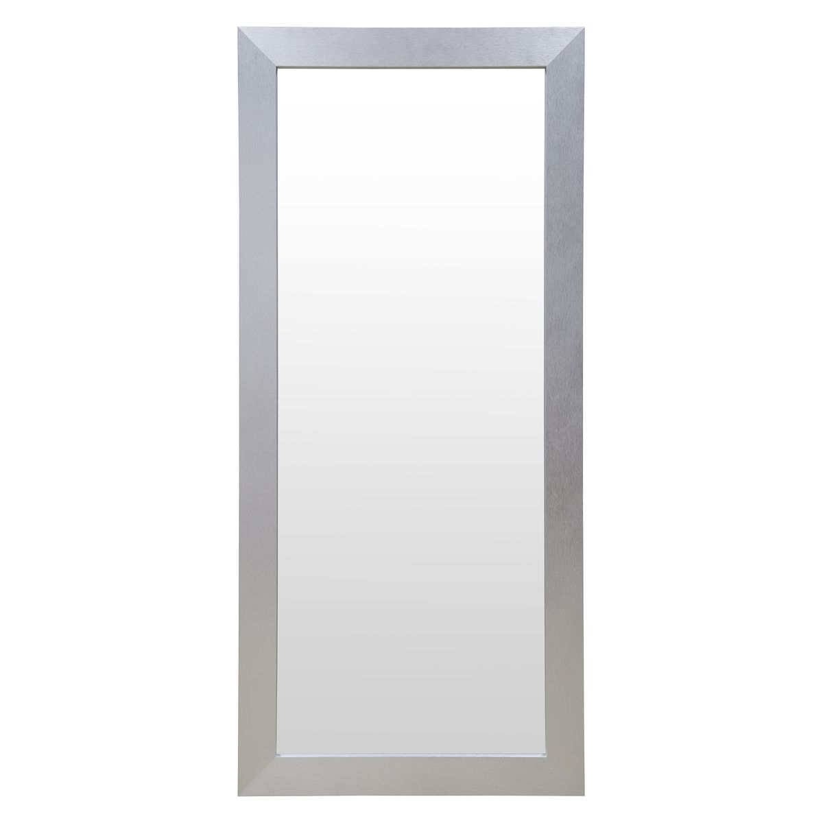 DORAL - Espejo Decorativo Forma Rectangular 55x120 cm Plateado Pared