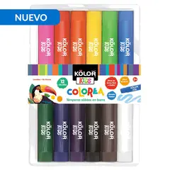 KOLOR - Set Temperas Sólidas en Barra