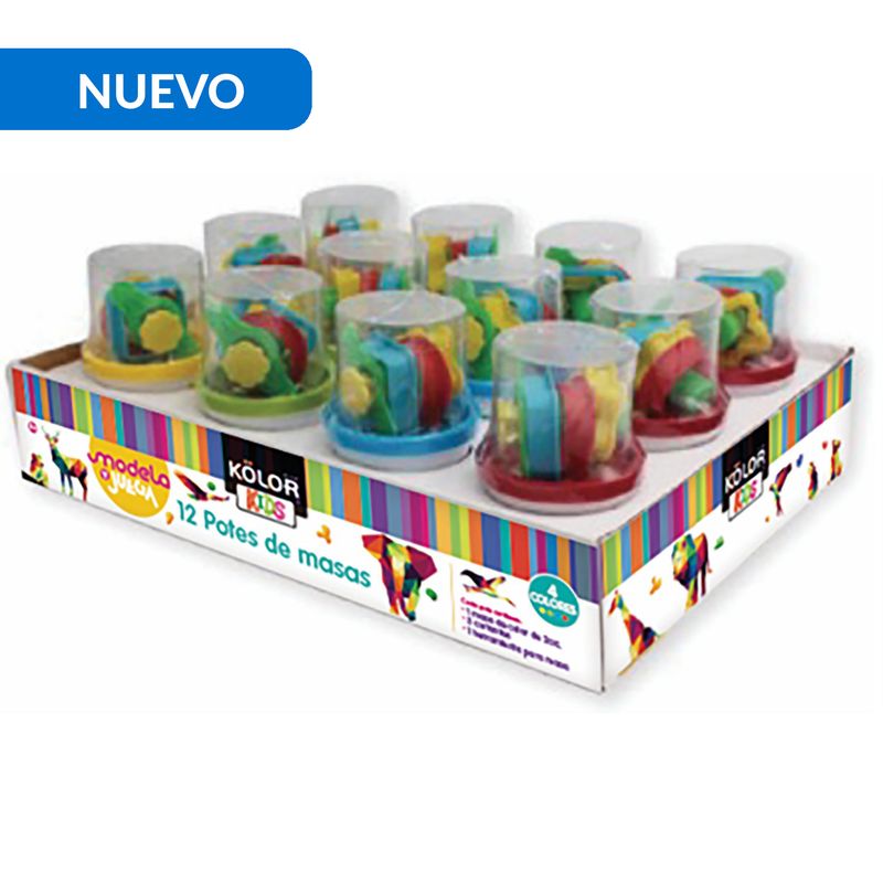 KOLOR - Pote de Masa con Accesorios Kolor