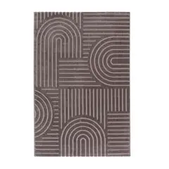DIB - Alfombra Oslo 80x120 cm Poliéster Gris