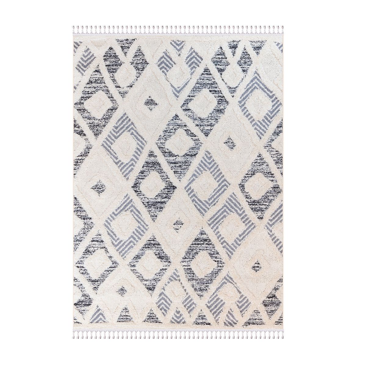 DIB - Alfombra Otawa 80x120 cm Poliéster Crema