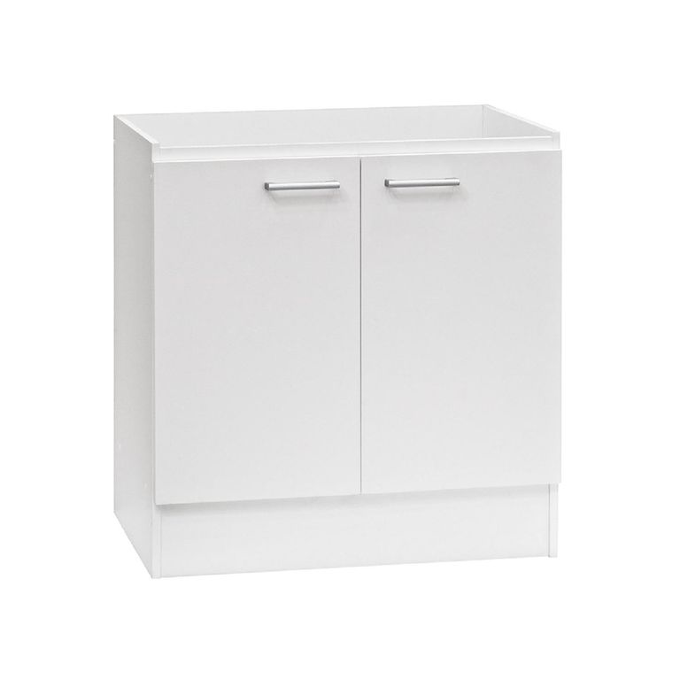 Mueble Base 80 con Repisa Blanco