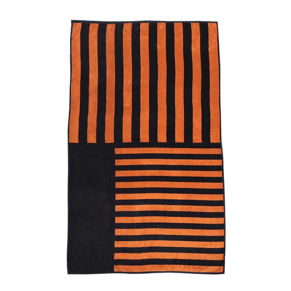 ILLUSIONS - Toalla Playa Mallorca 800 gr Algodón 100x180 cm Naranjo