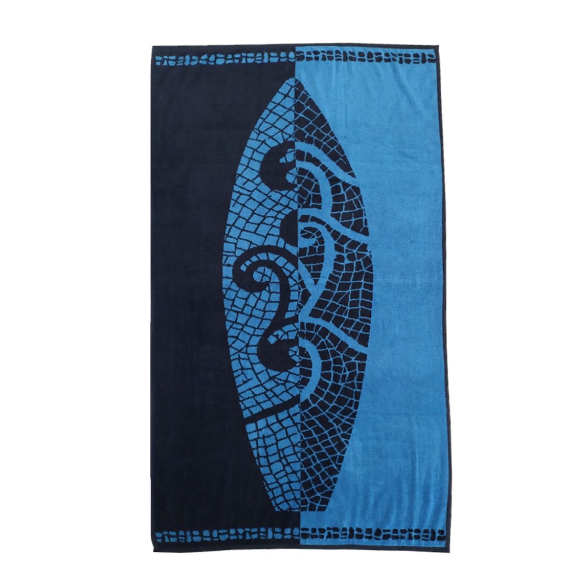 ILLUSIONS - Toalla Playa 700 gr Algodón 80x160 cm Azul