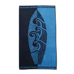 ILLUSIONS - Toalla Playa 700 gr Algodón 80x160 cm Azul