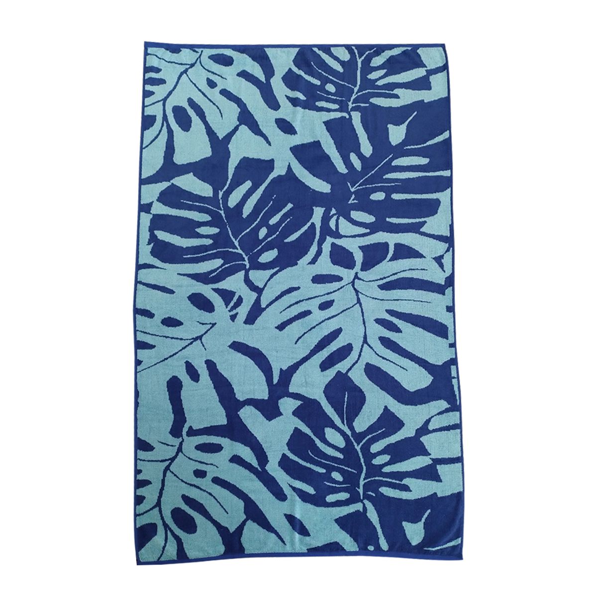 ILLUSIONS - Toalla Playa 800 gr Algodón 100x180 cm Azul