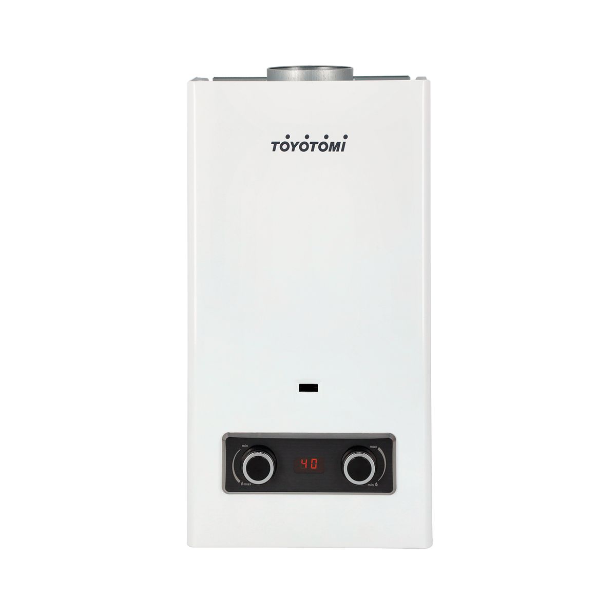 TOYOTOMI - Calefón Gas Licuado 10 Litros Tiro Natural Ionizado