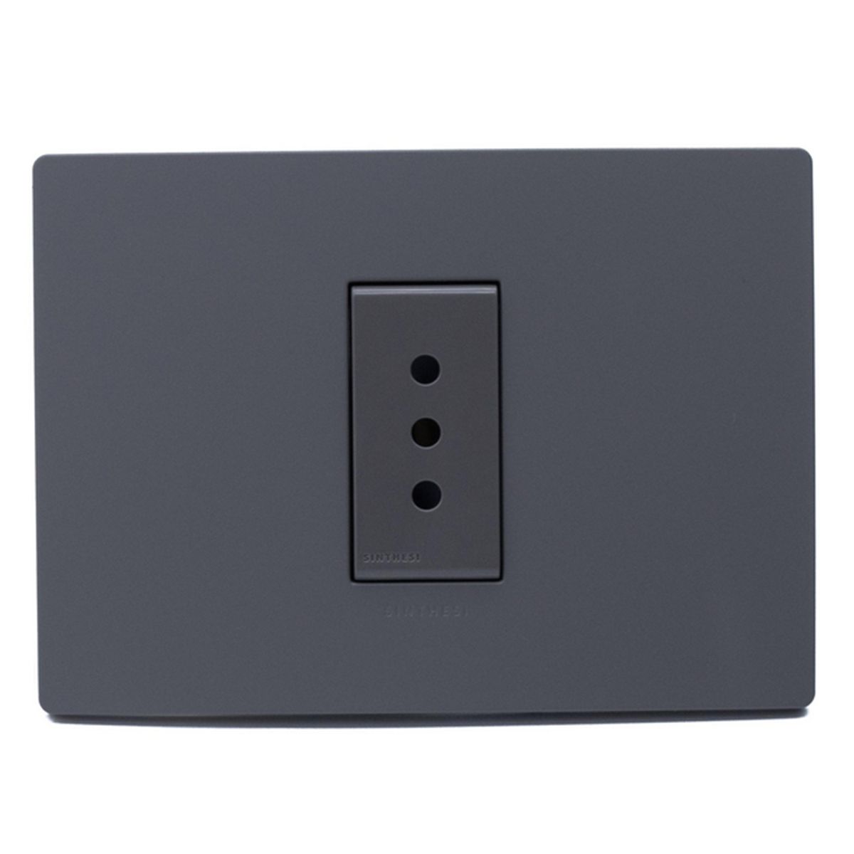 SINTHESI - Enchufe simple 10A armado S32 grey