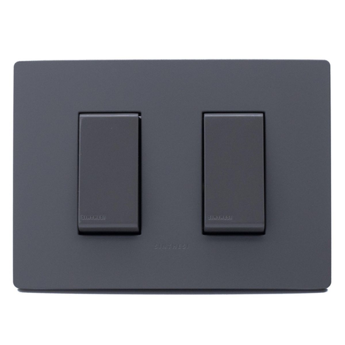 SINTHESI - Interruptor 9/12 1 m doble armado S32 grey mate-grey