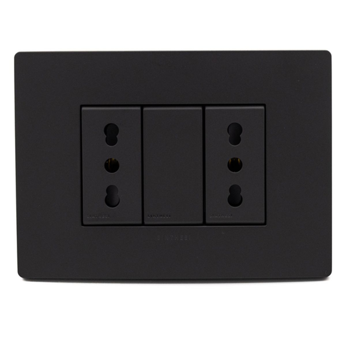 SINTHESI - Enchufe duplex 10/16A armado S33 noir