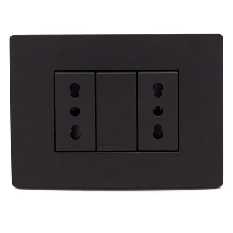 SINTHESI - Enchufe duplex 10/16A armado S33 noir