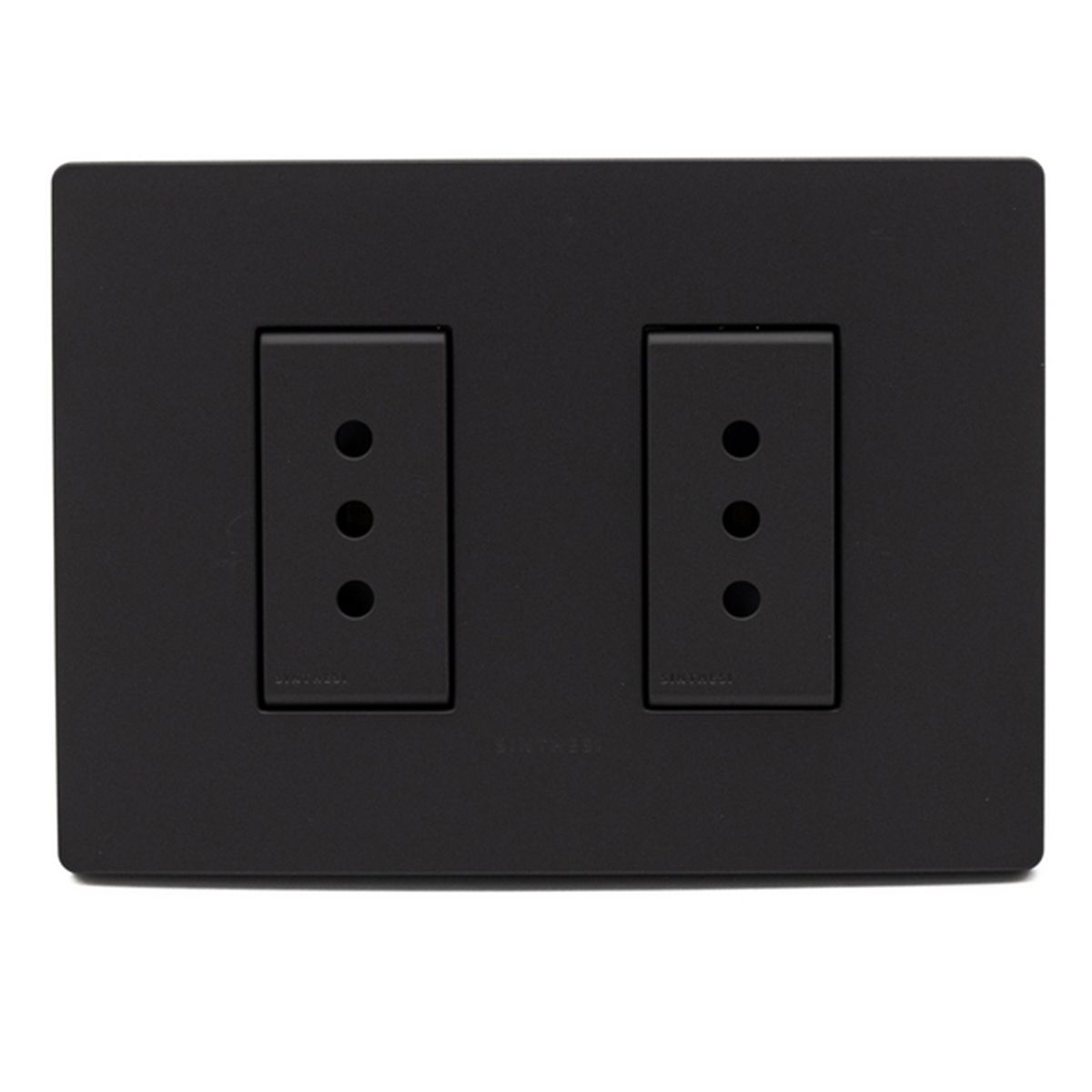 SINTHESI - Enchufe doble 10A armado S33 noir