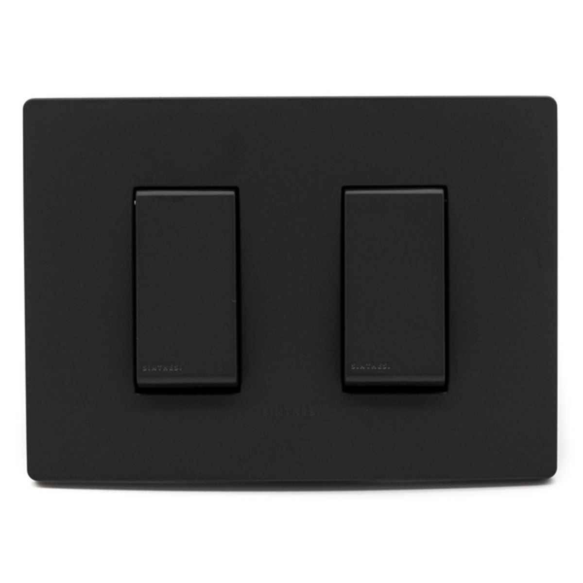 SINTHESI - Interruptor 9/12 1 m doble armado S33 noir mate