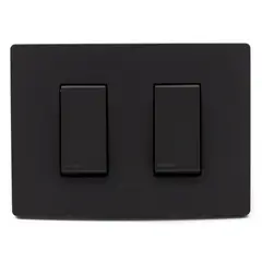 SINTHESI - Interruptor 9/12 1 m doble armado S33 noir mate