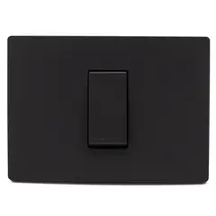 SINTHESI - Interruptor 9/12 1 m simple armado S33 noir mate