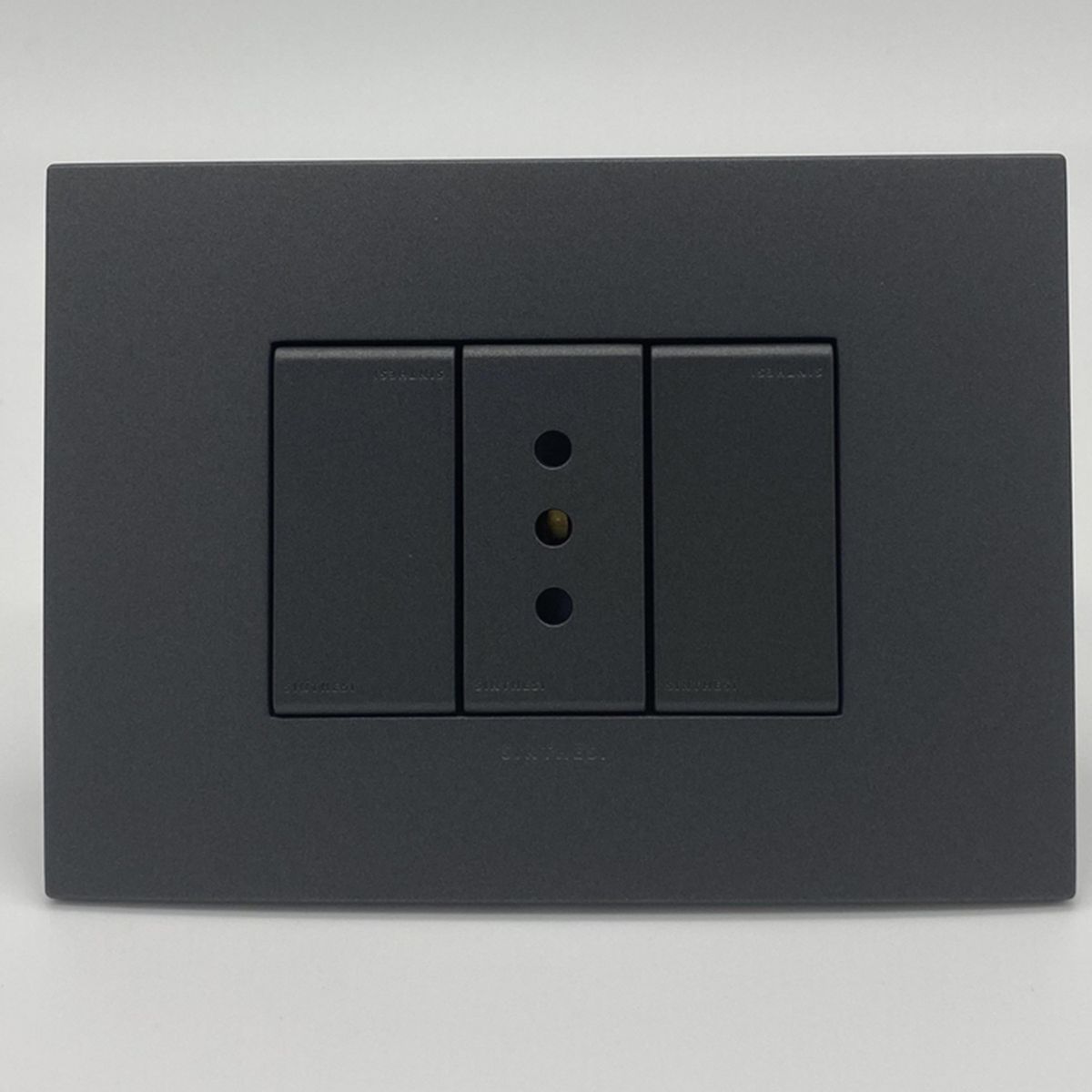 SINTHESI - Enchufe simple 10A armado S44 carbon