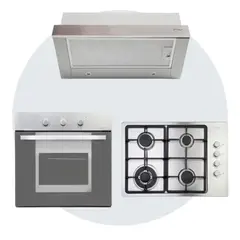 FDV - Kit Campana + Encimera 4T NAT + Horno