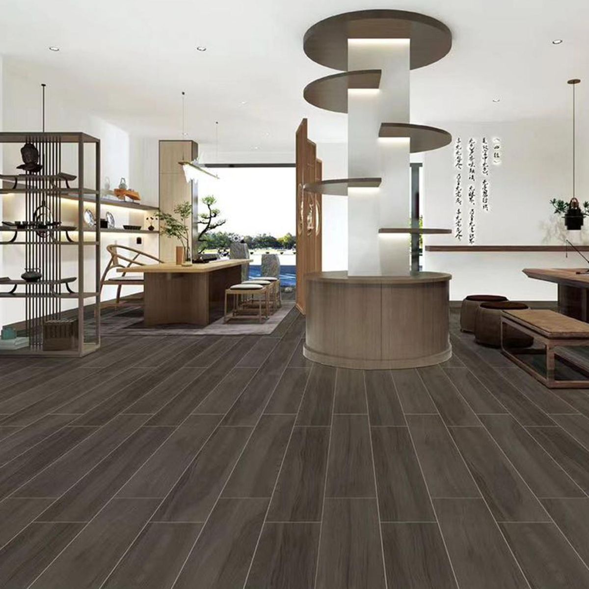 LSTORE - Porcelanato 20x120 cm Grey Gris 1.44 m2