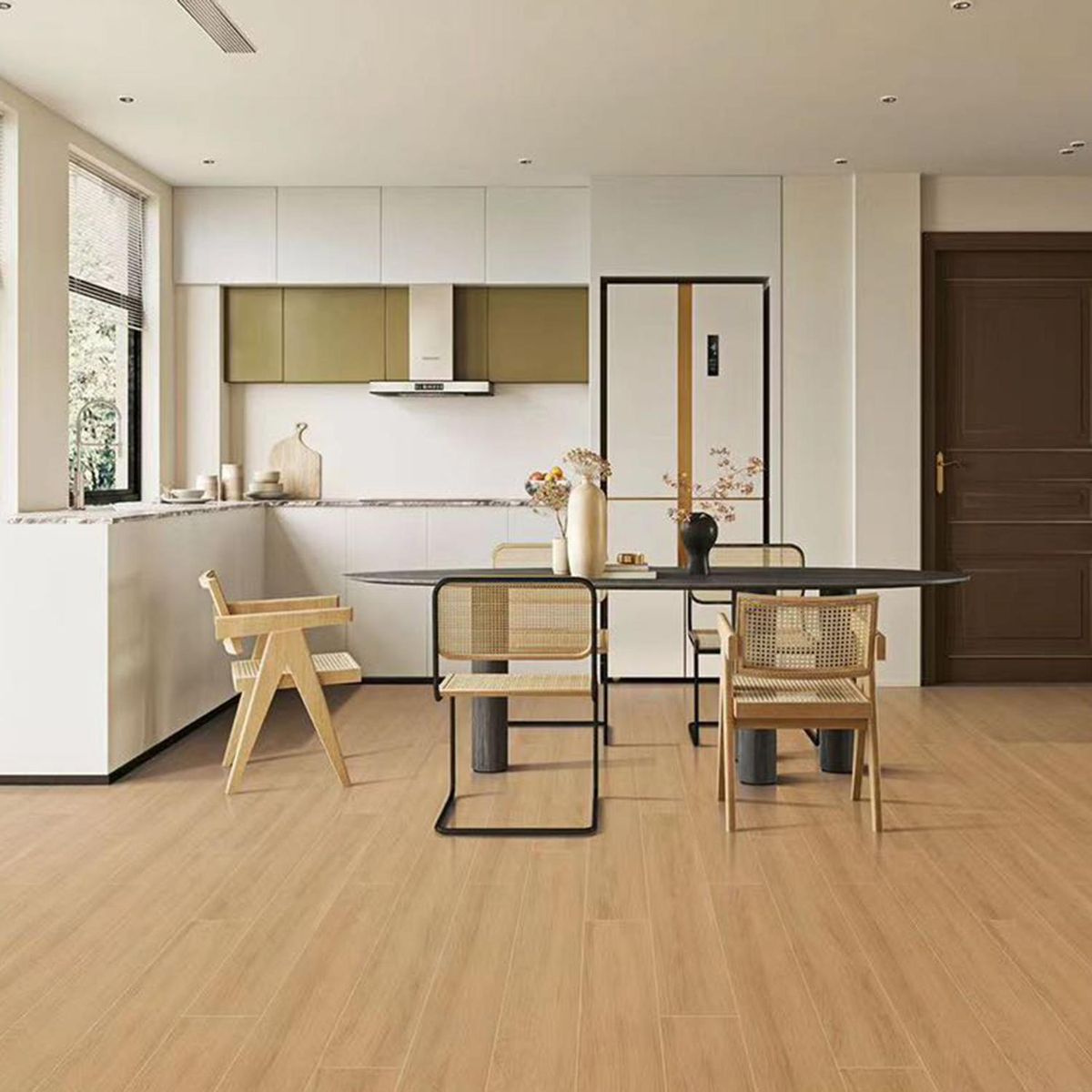 LSTORE - Porcelanato 20x120 cm Haya Café 1.44 m2