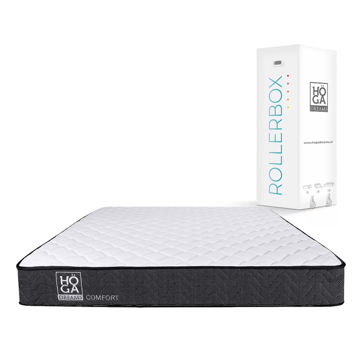 HOGADREAMS - Colchón Roller Resorte Bonnell 2 plazas