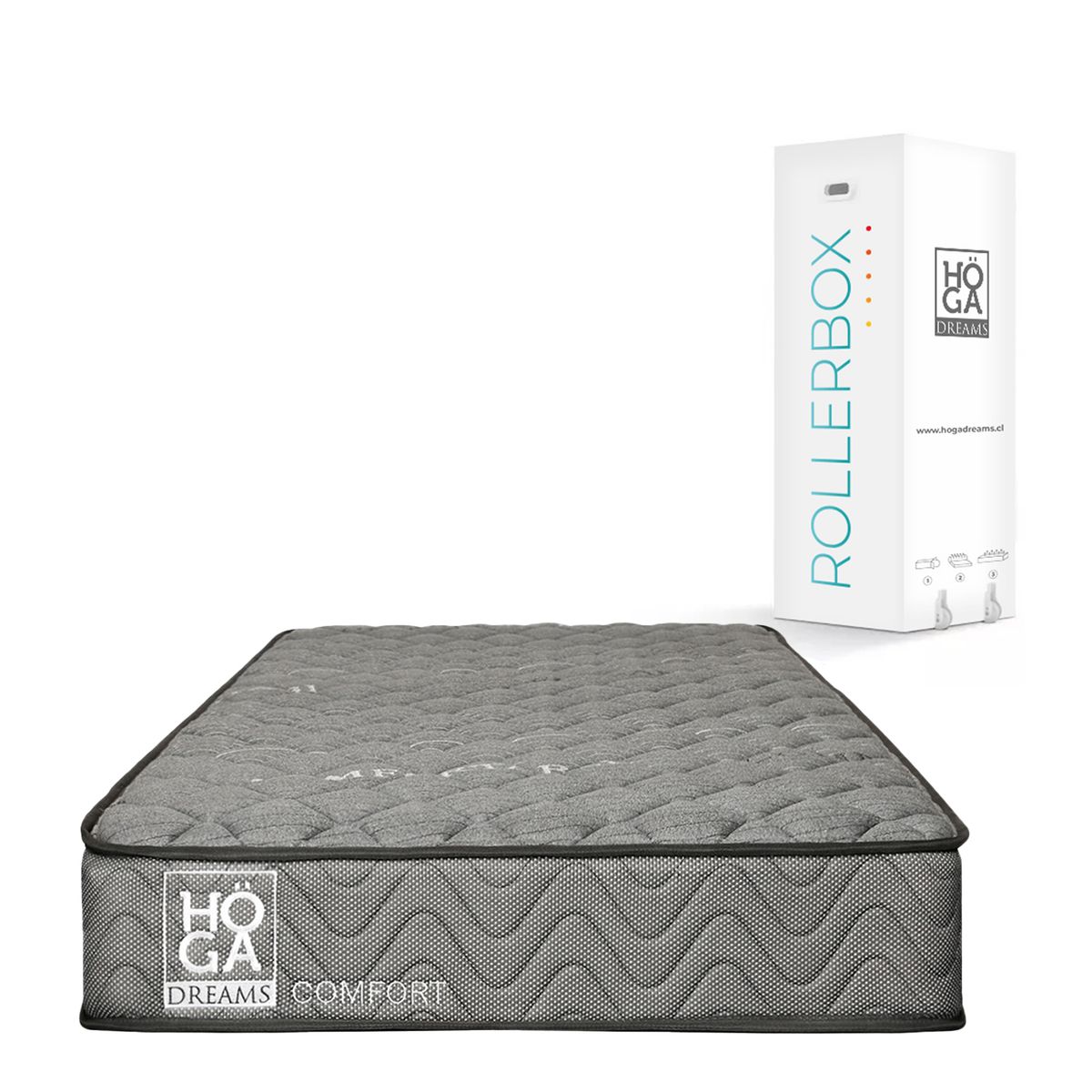 HOGADREAMS - Colchón Roller Pro Resorte Bonnell 1.5 plazas