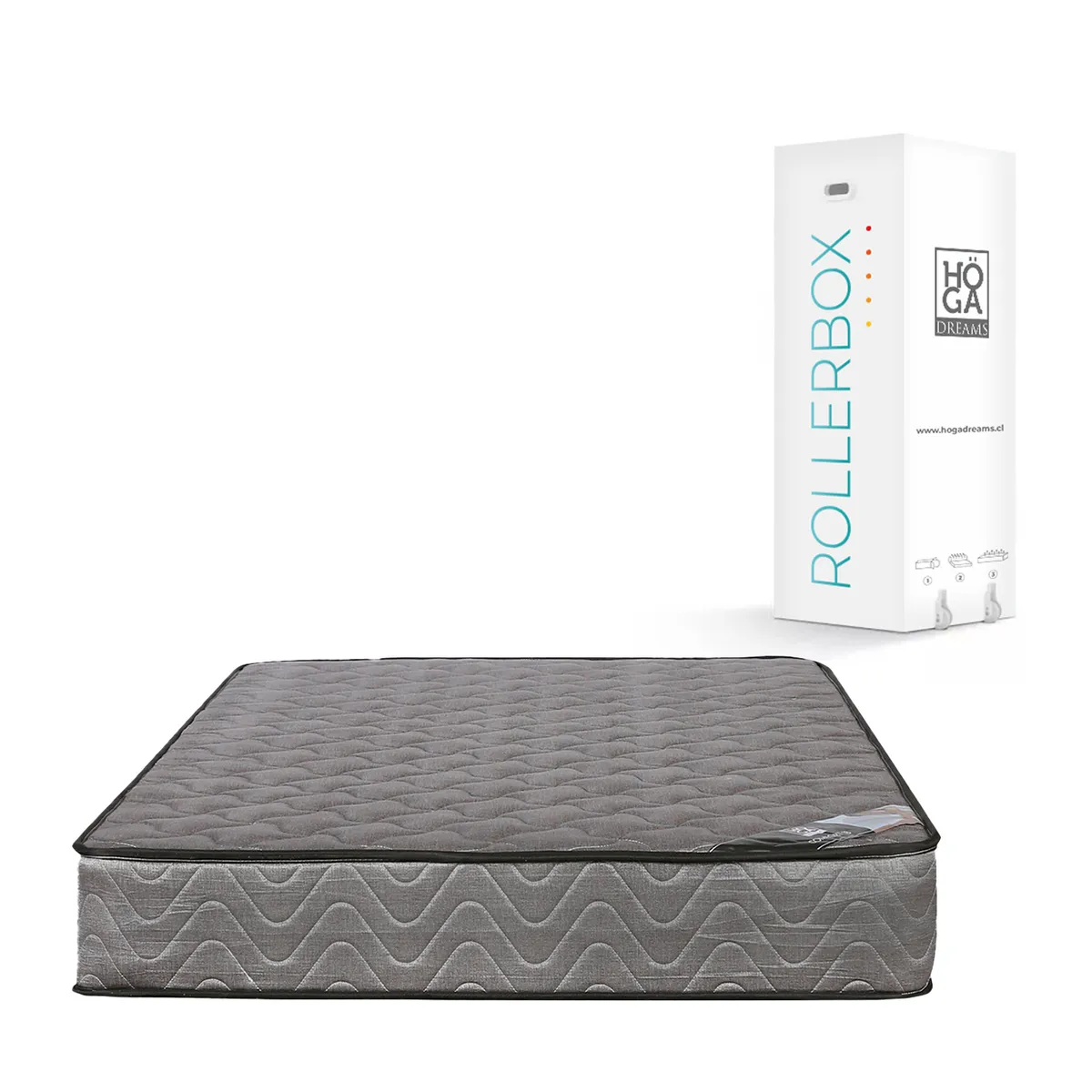 HOGADREAMS - Colchón Roller Pro Resorte Bonnell 1 plaza
