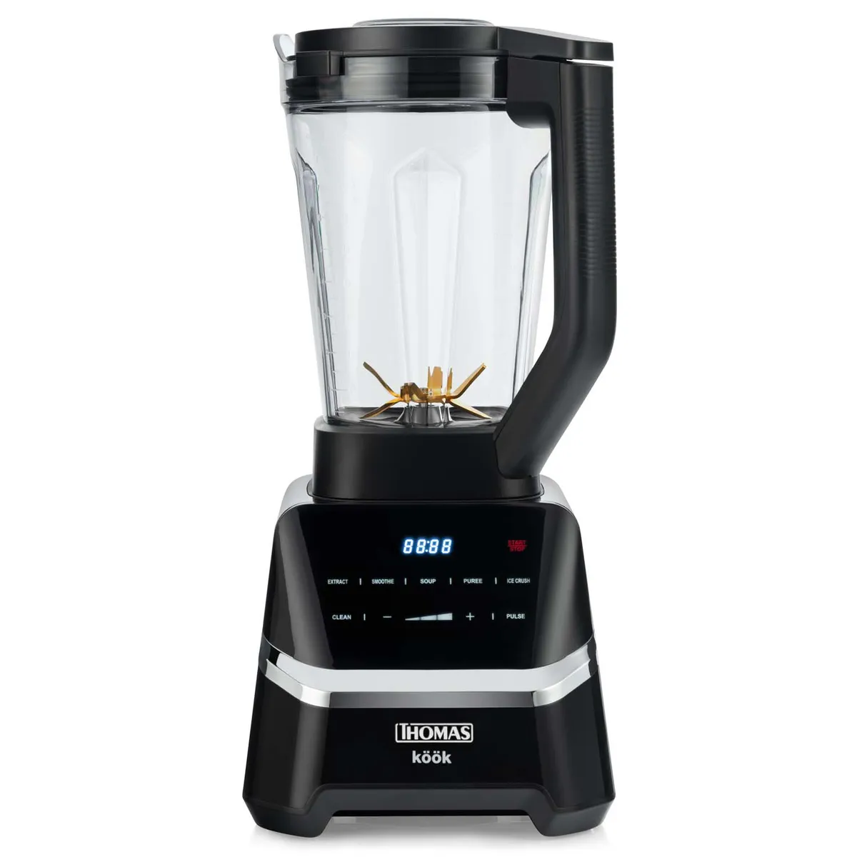 THOMAS - Licuadora Kook Pro 2 Litros Negro TH-860D