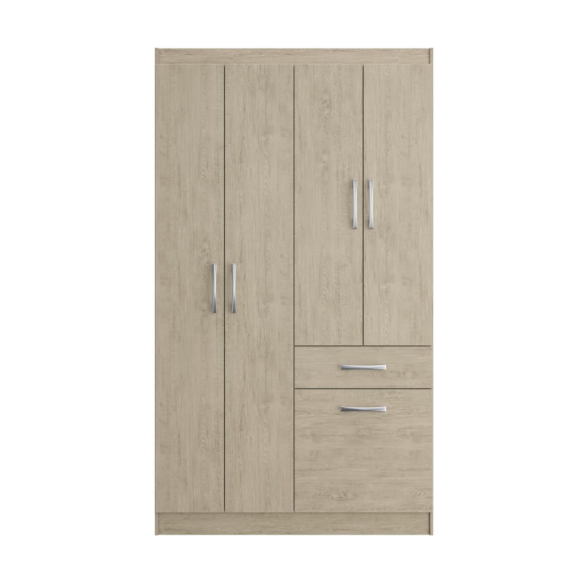ALTAVISION - Closet 4 Puerta(s) 1 Cajón(es) 1 Repisa(s) 93x177x39 cm Arena