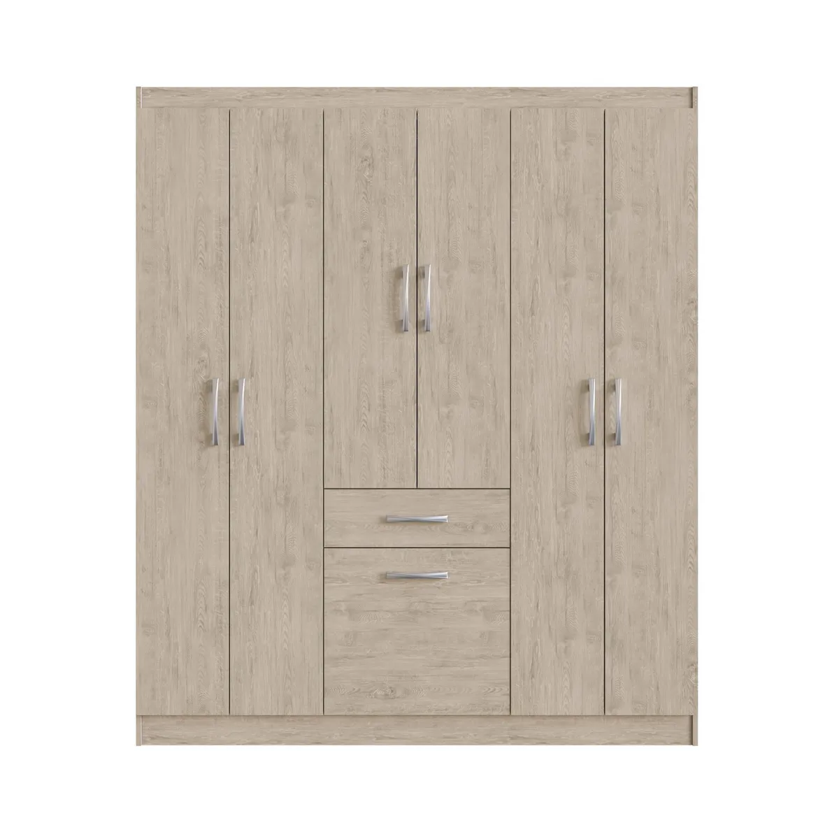 ALTAVISION - Closet 6 Puerta(s) 1 Cajón(es) 1 Repisa(s) 138x177x40 cm Arena
