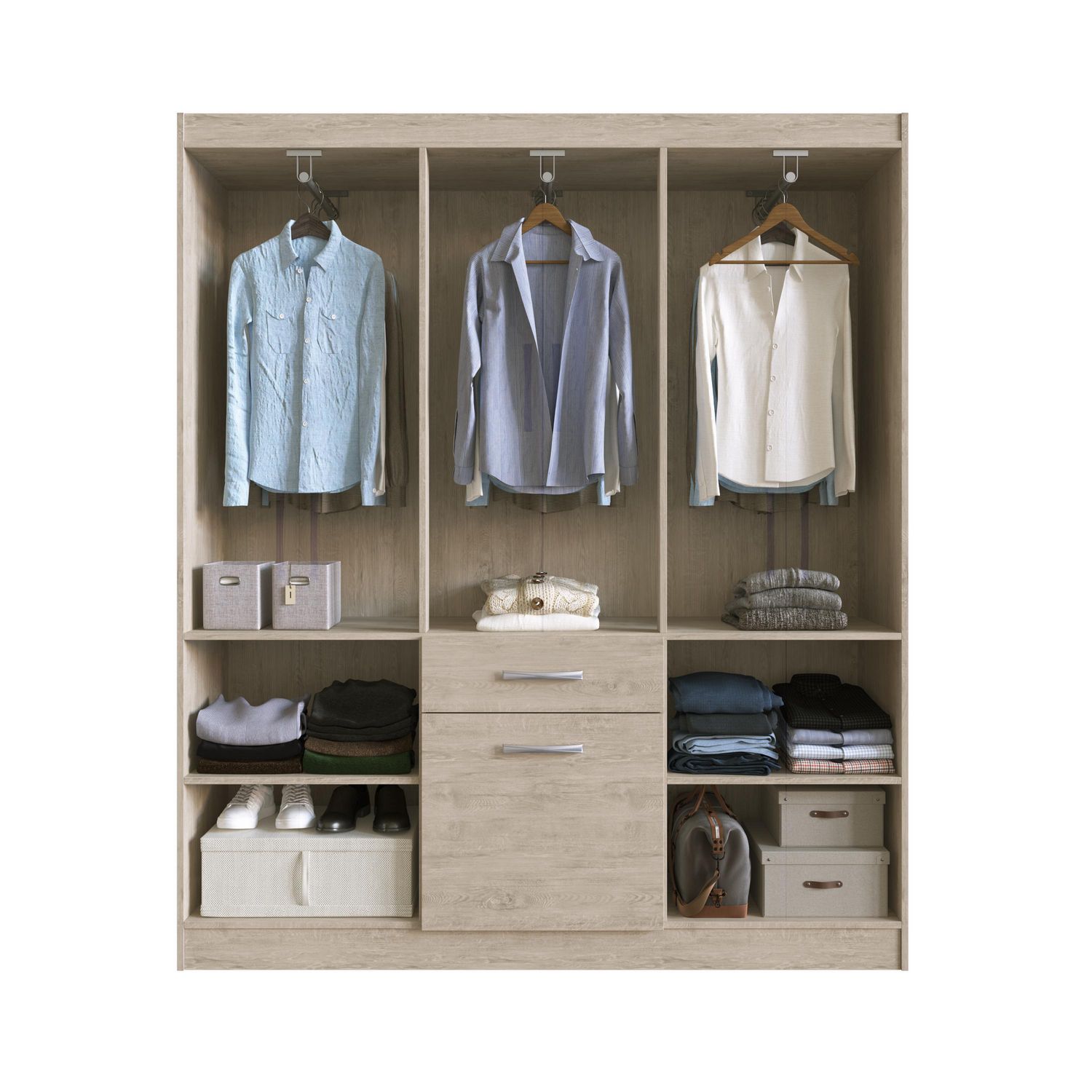 ALTAVISION Closet 6 Puerta(s) 1 Cajón(es) 1 Repisa(s) 138x177x40