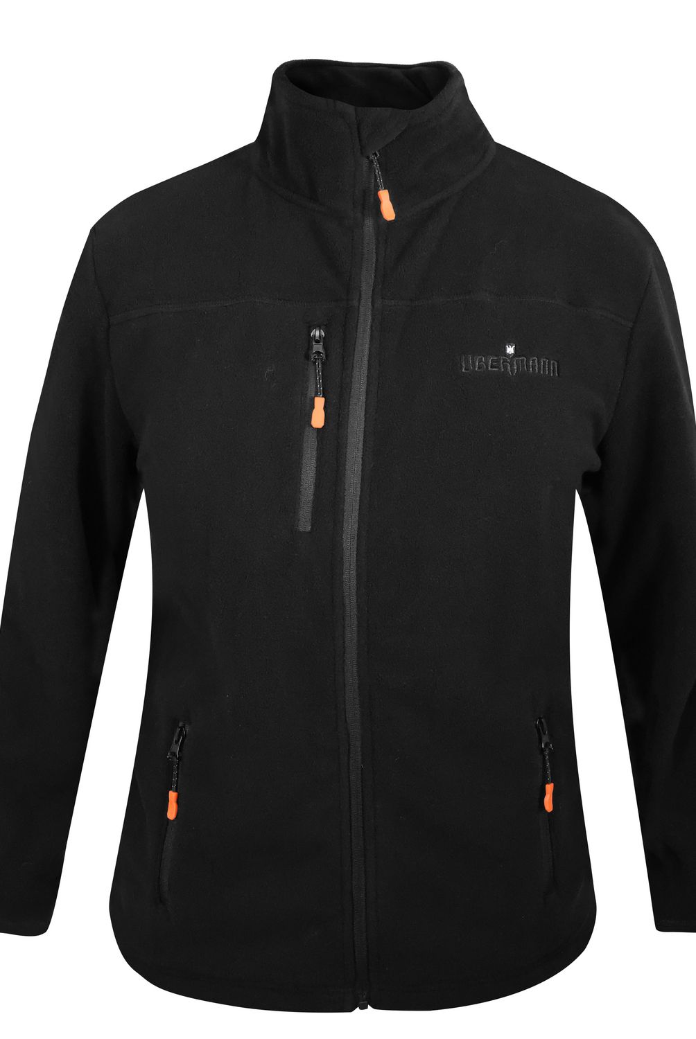 UBERMANN - Poleron Polar corcovado mujer negro talla S