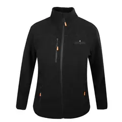 UBERMANN - Poleron Polar corcovado mujer negro talla L