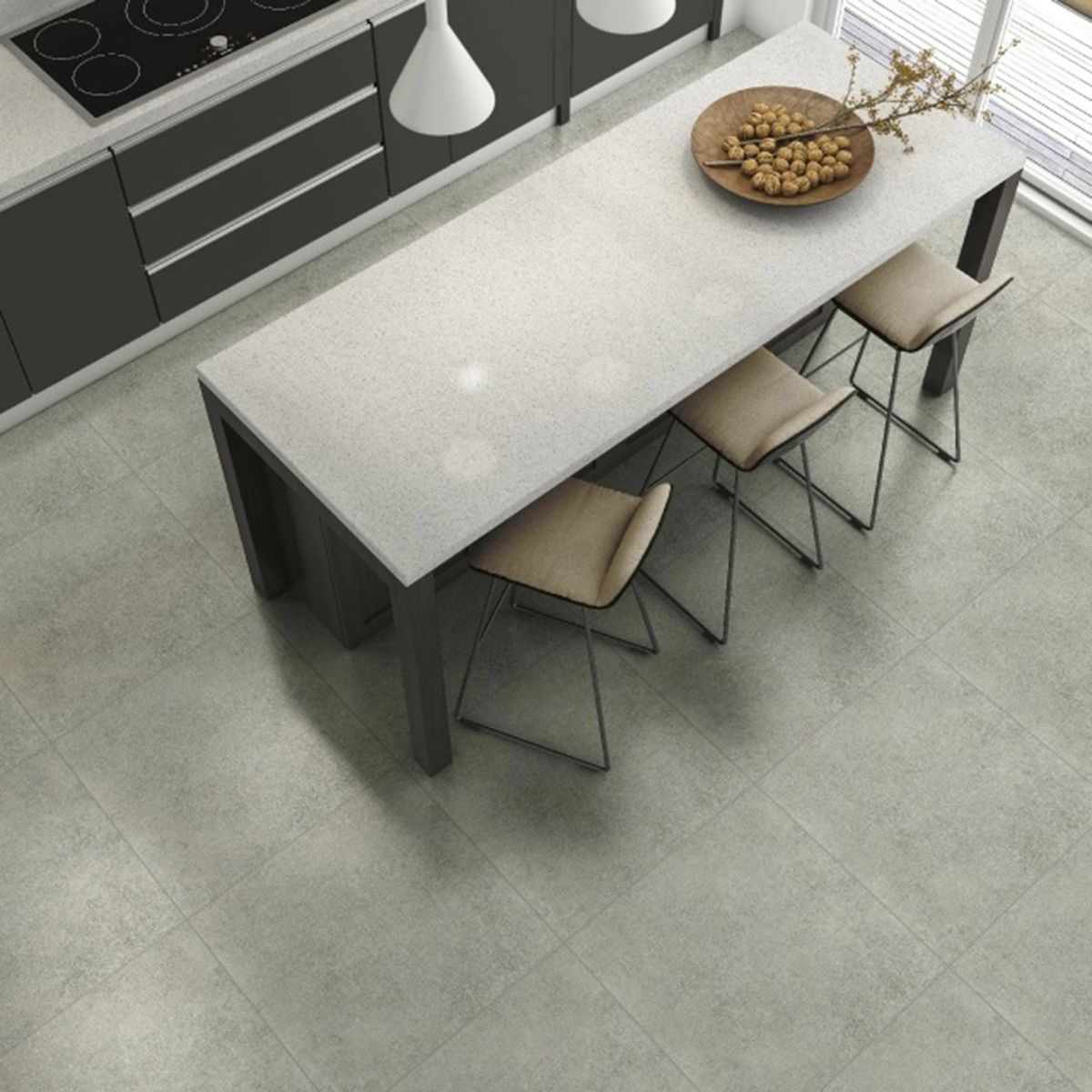 ANTIK - Cerámica 60.5x60.5 cm Atalan Gris 2.61 m2