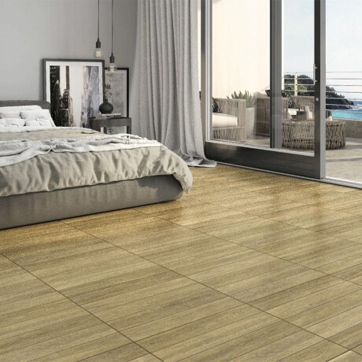 ANTIK - Cerámica 60.5x60.5 cm Angeli Café 2.6 m2