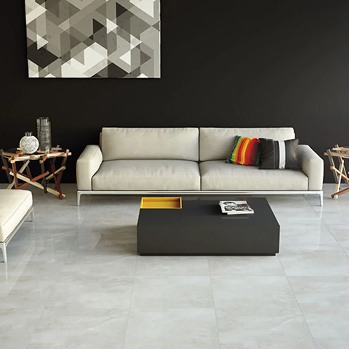 ANTIK - Porcelanato 84x84 cm CLINQUER84 Gris 2.12 m2