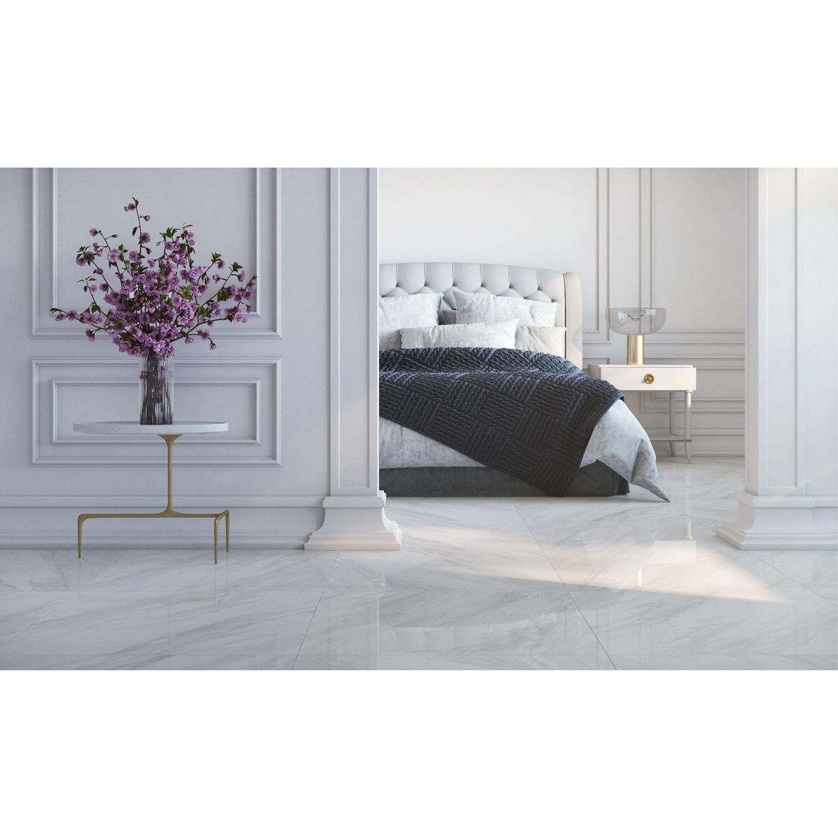 ANTIK - Porcelanato 62x62 cm VOLAKAS62 Blanco 1.54 m2
