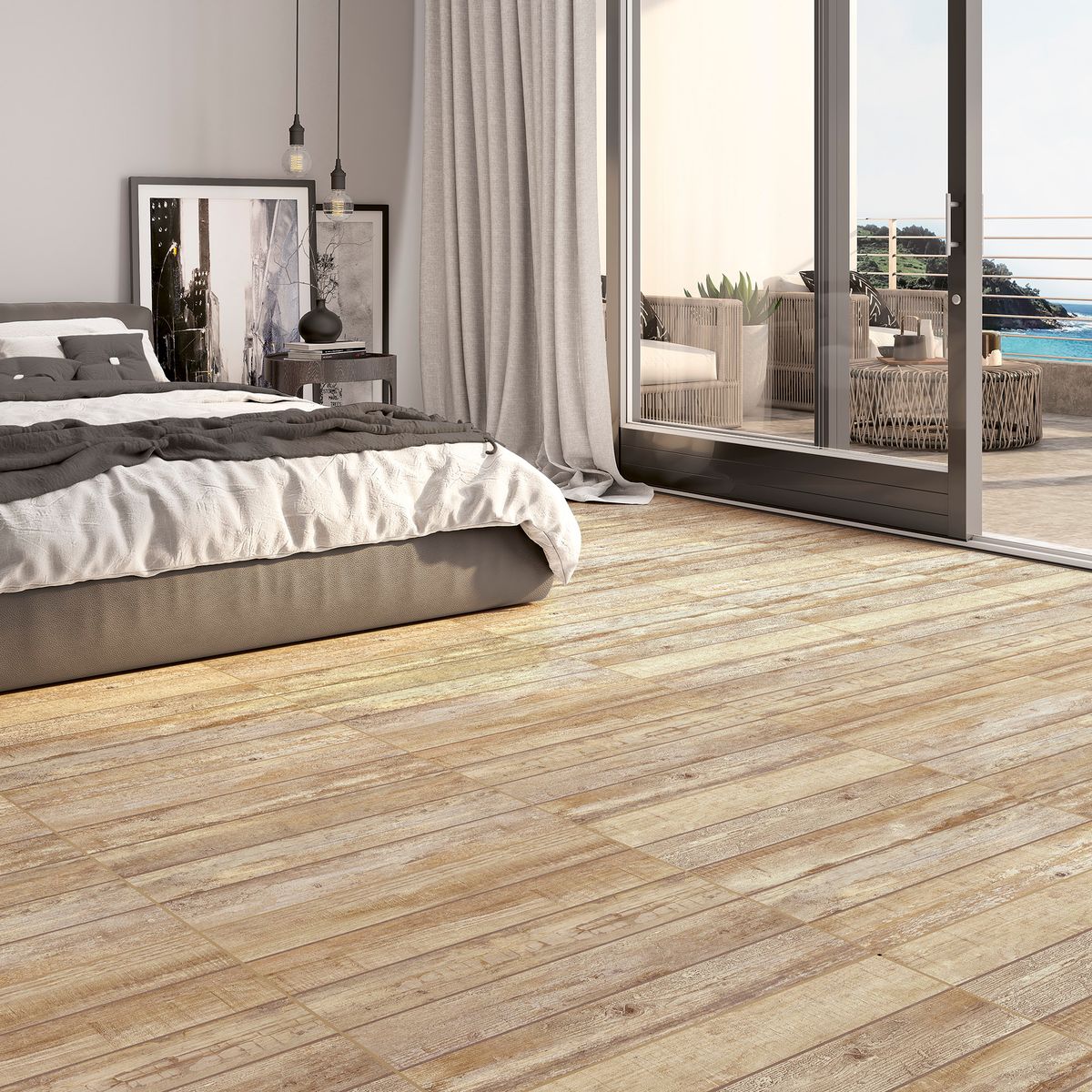 ANTIK - Cerámica 60.5x50.5 cm Sarandi Café 2.6 m2