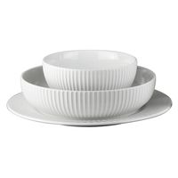 Juego de Loza 20 Piezas Porcelana Tutto per Tavola Blanco