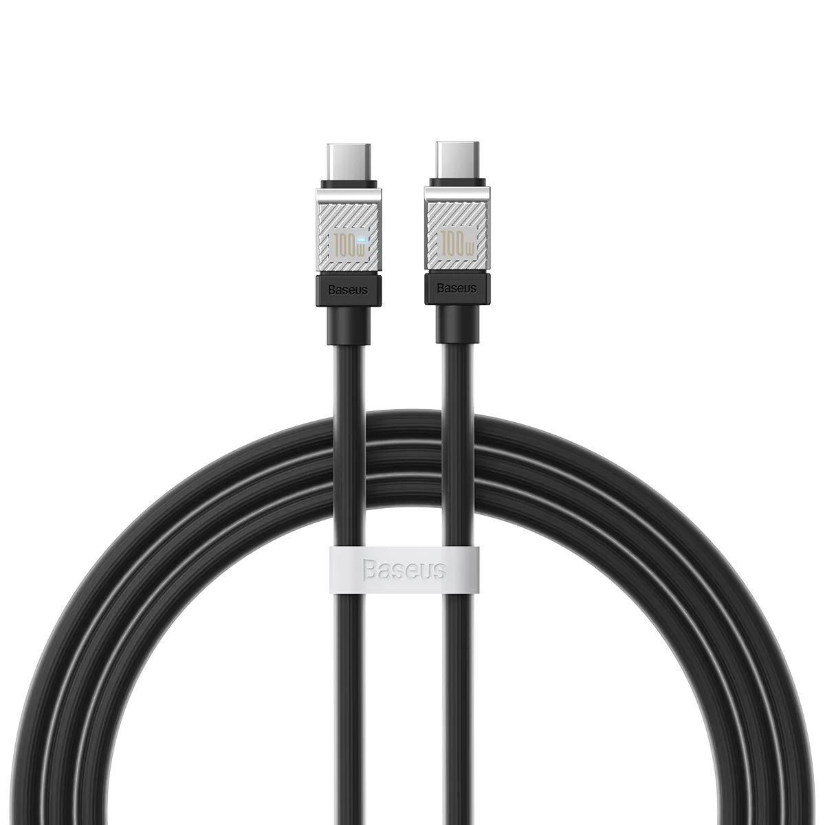 BASEUS - Cable USB-C a USB-C PD 100W 1m Negro