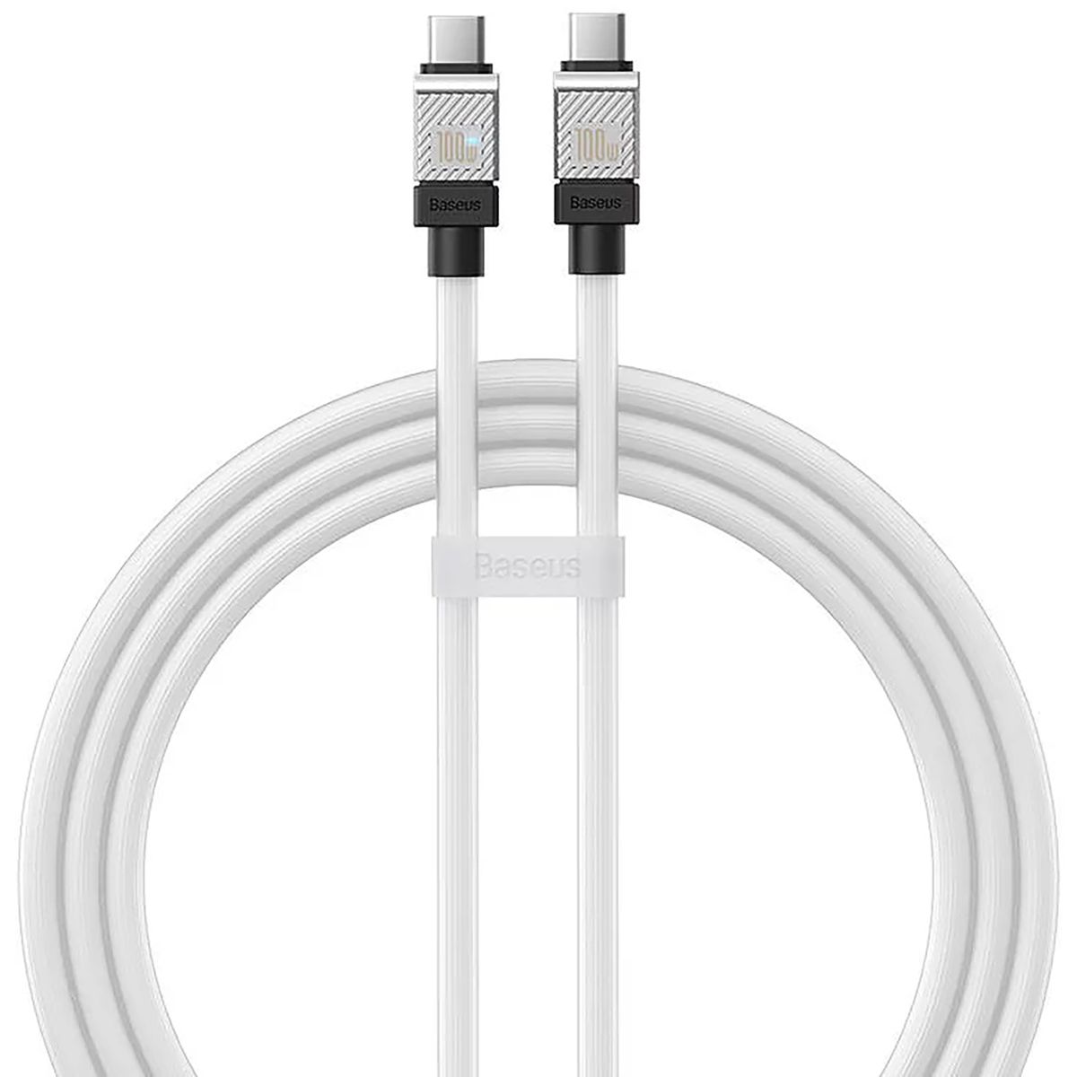 BASEUS - Cable USB-C a USB-C PD 100W 1m Blanco