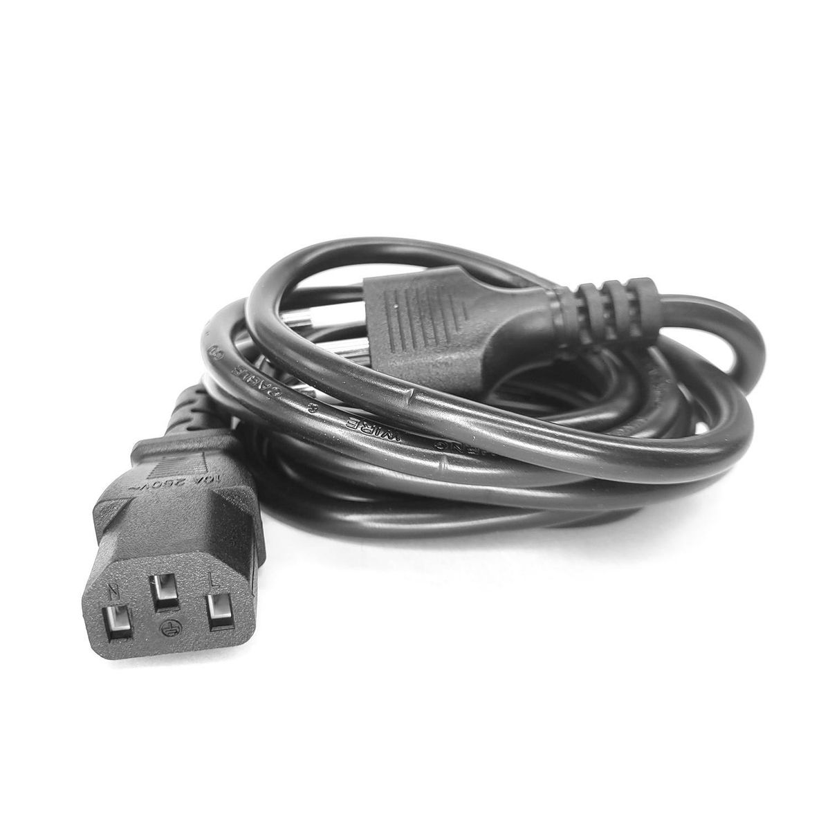 MACROTEL - Cable de Poder para PC 1,8 m Negro
